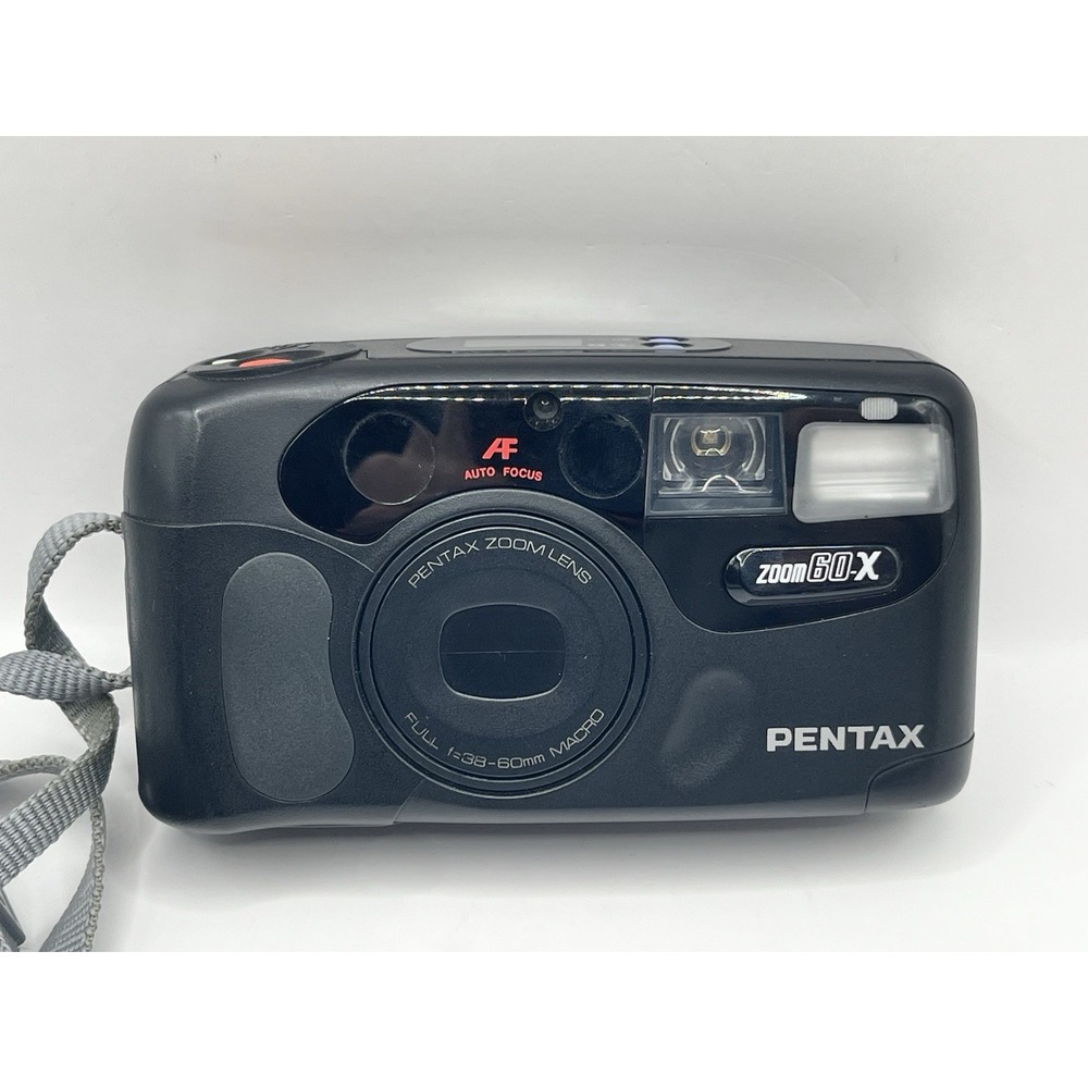 Pentax Zoom 60X Point and Shoot 35mm Film Camera, Made in Japan